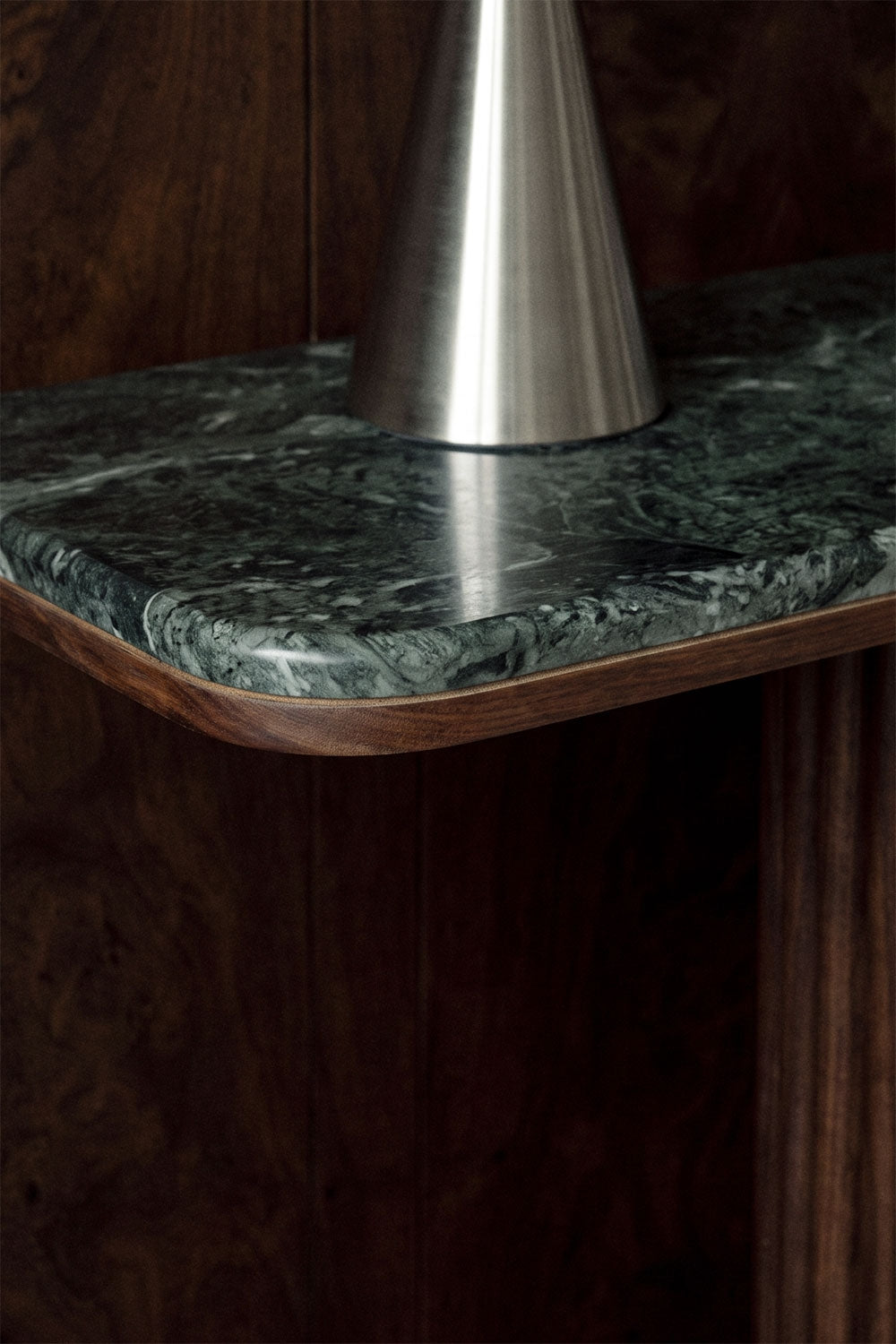 Talix - Consolle ingresso 120x30 cm in legno di mango e pietra naturale
