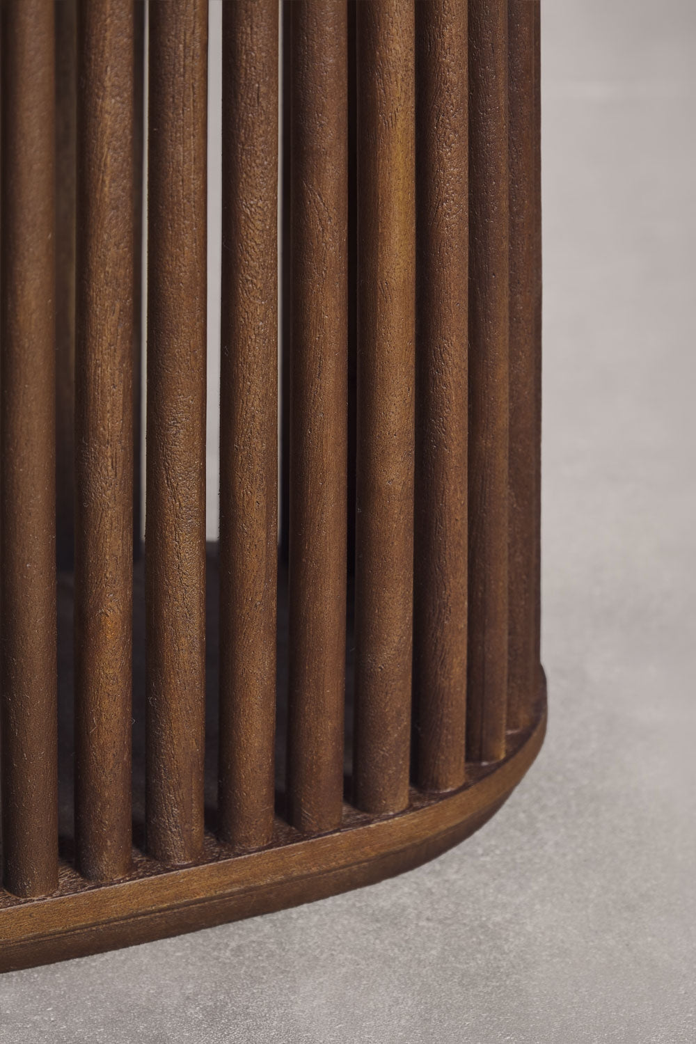 Talix - Consolle ingresso 120x30 cm in legno di mango e pietra naturale