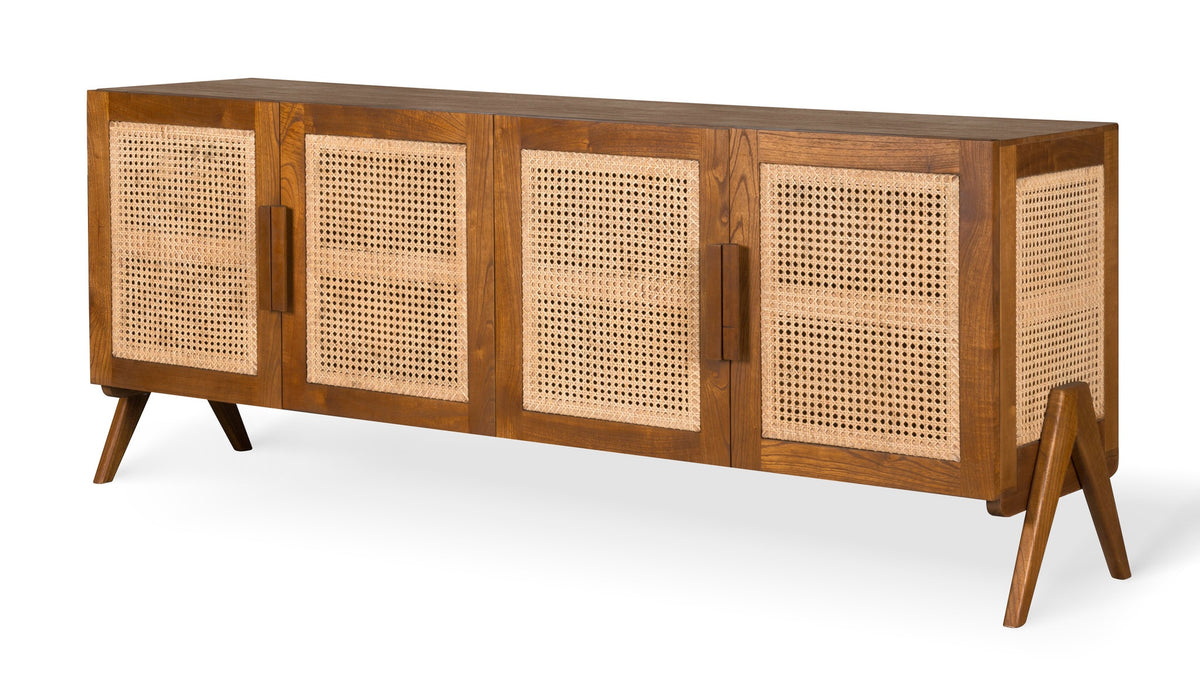 Credenza Storage Dressoir Henri 205cm - Dark Brown - Pierre Jeanneret Edition