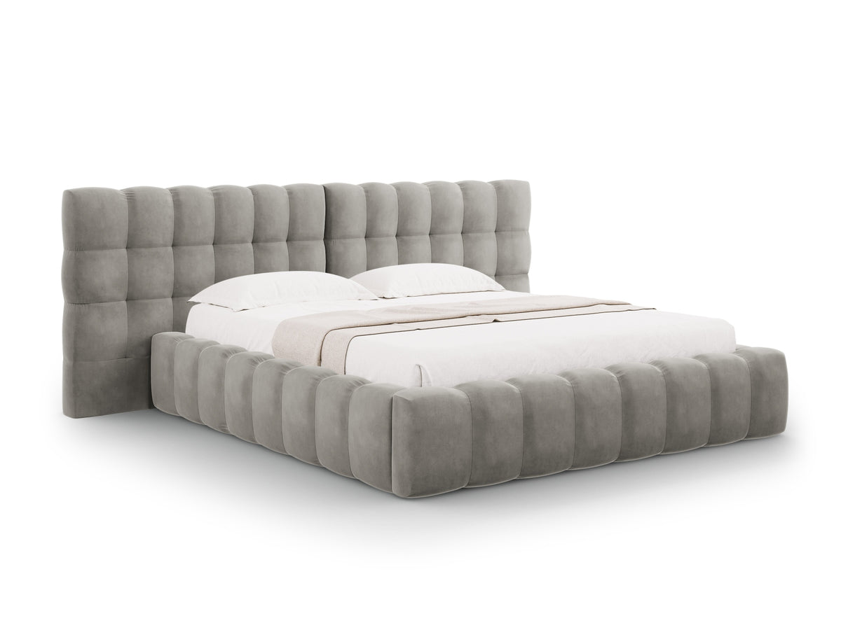 Letto contenitore con testiera doppia, "Mamaia", 230x250x100
