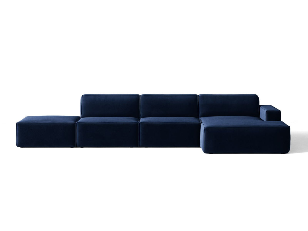 Divano Angolare Componibile Jodie, 5 Posti, 162x341x77