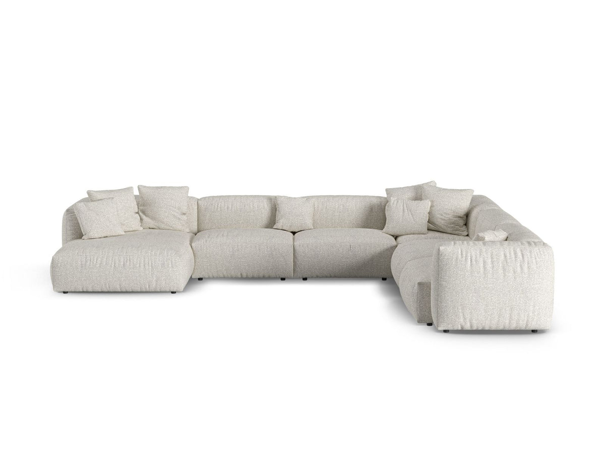 Divano Angolare Componibile XL Martina, 6 Posti, 330x420x75
