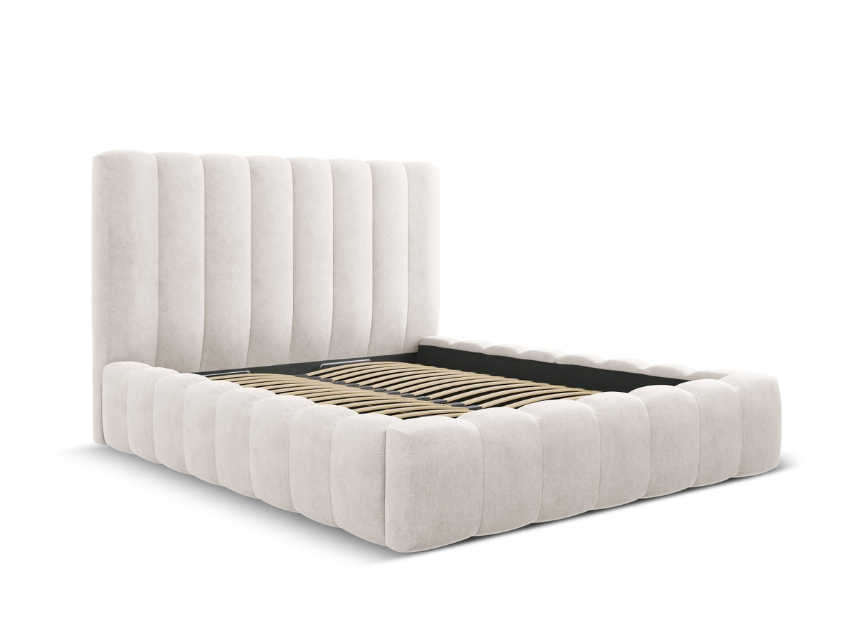 Letto contenitore con testiera, "Kelp", 230x225x125
