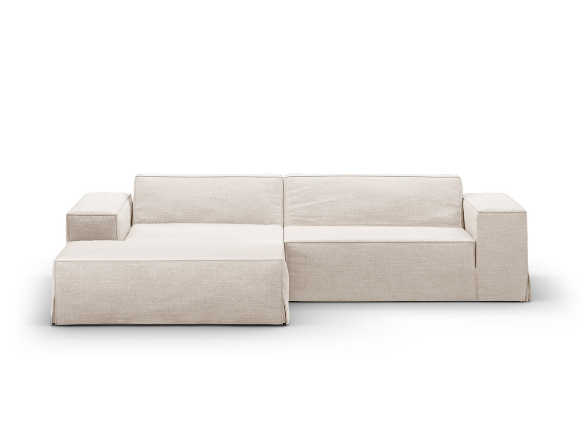 Divano Angolare Componibile Jodie, 3 Posti, 162x224x77