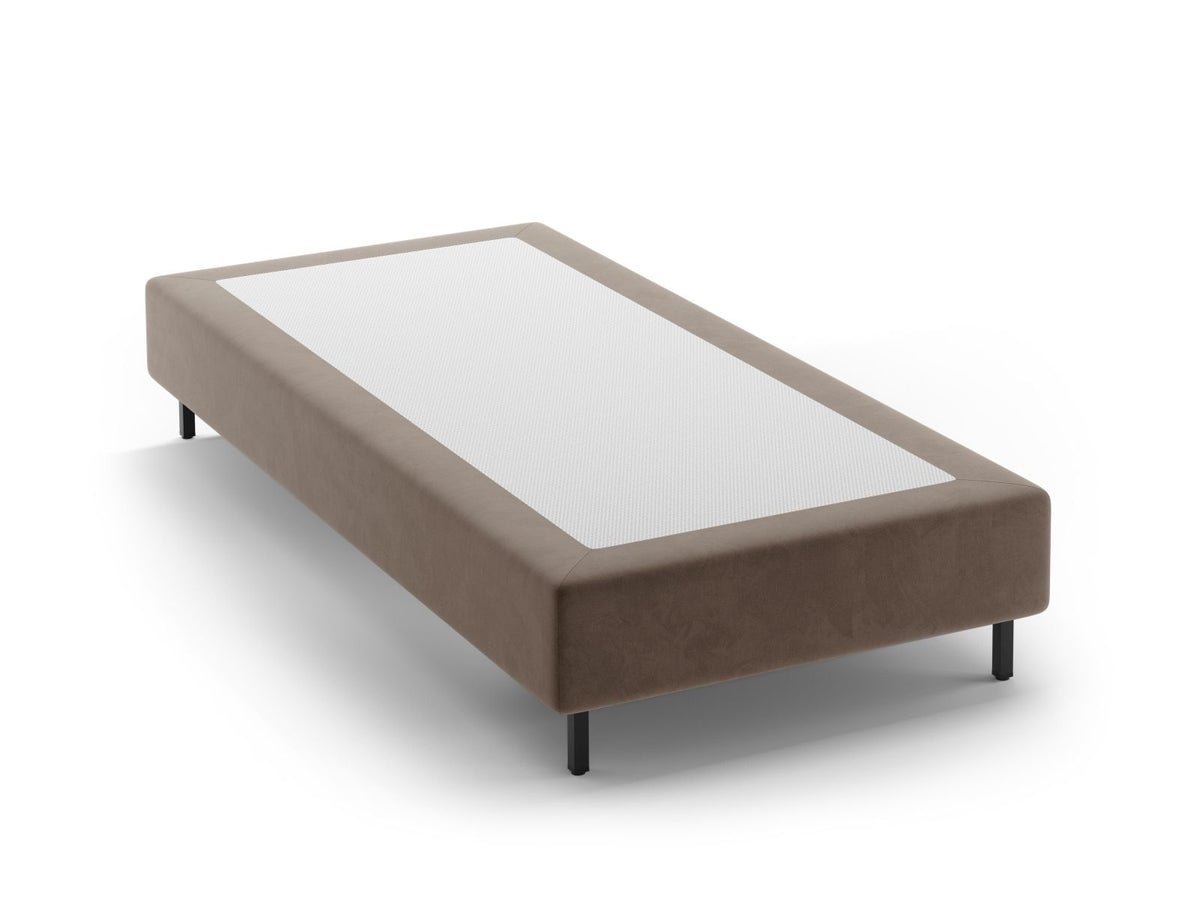 Base Letto Whale Gambe metallo nero - Grigio Caldo 100x200