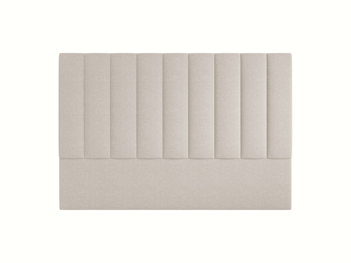 Testiera Marl Alta 120 cm - Beige Scuro 180x200