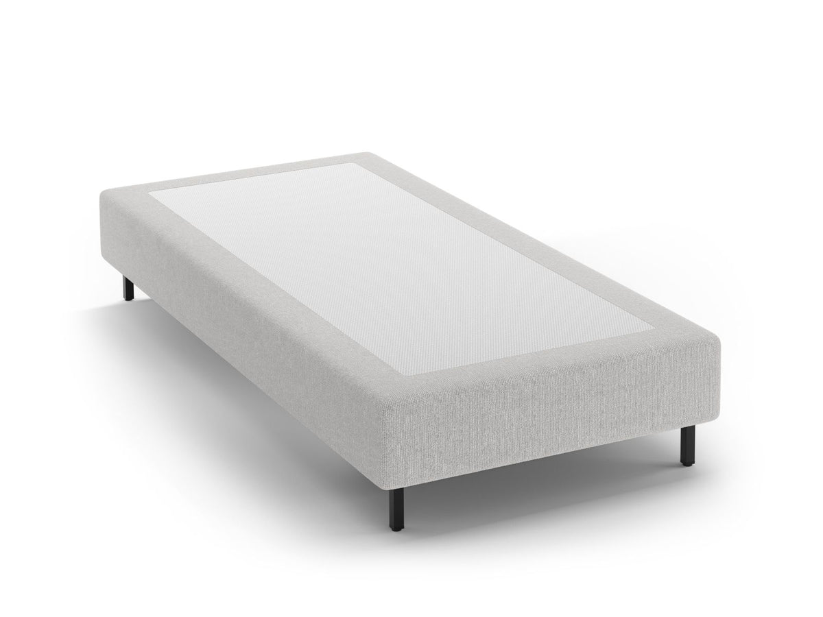 Base Letto Whale Gambe metallo nero - Argento 100x200
