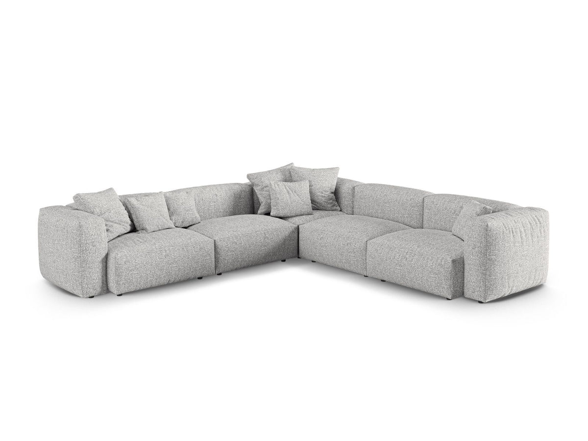 Divano Angolare Simmetrico Componibile XL Martina, 5 Posti, 330x330x75