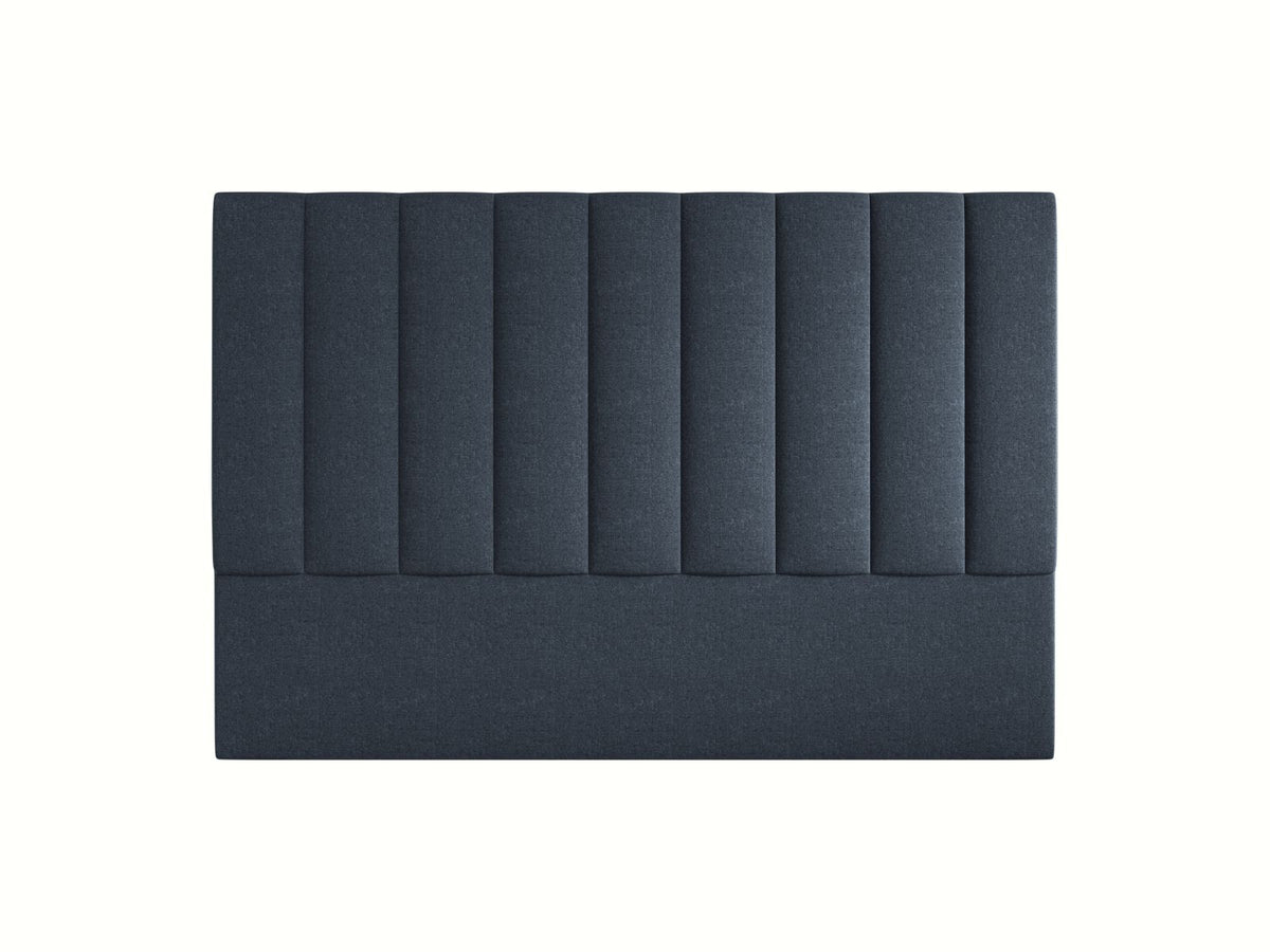 Testata del Letto, "Marl", 180x8x120 - Blu Navy