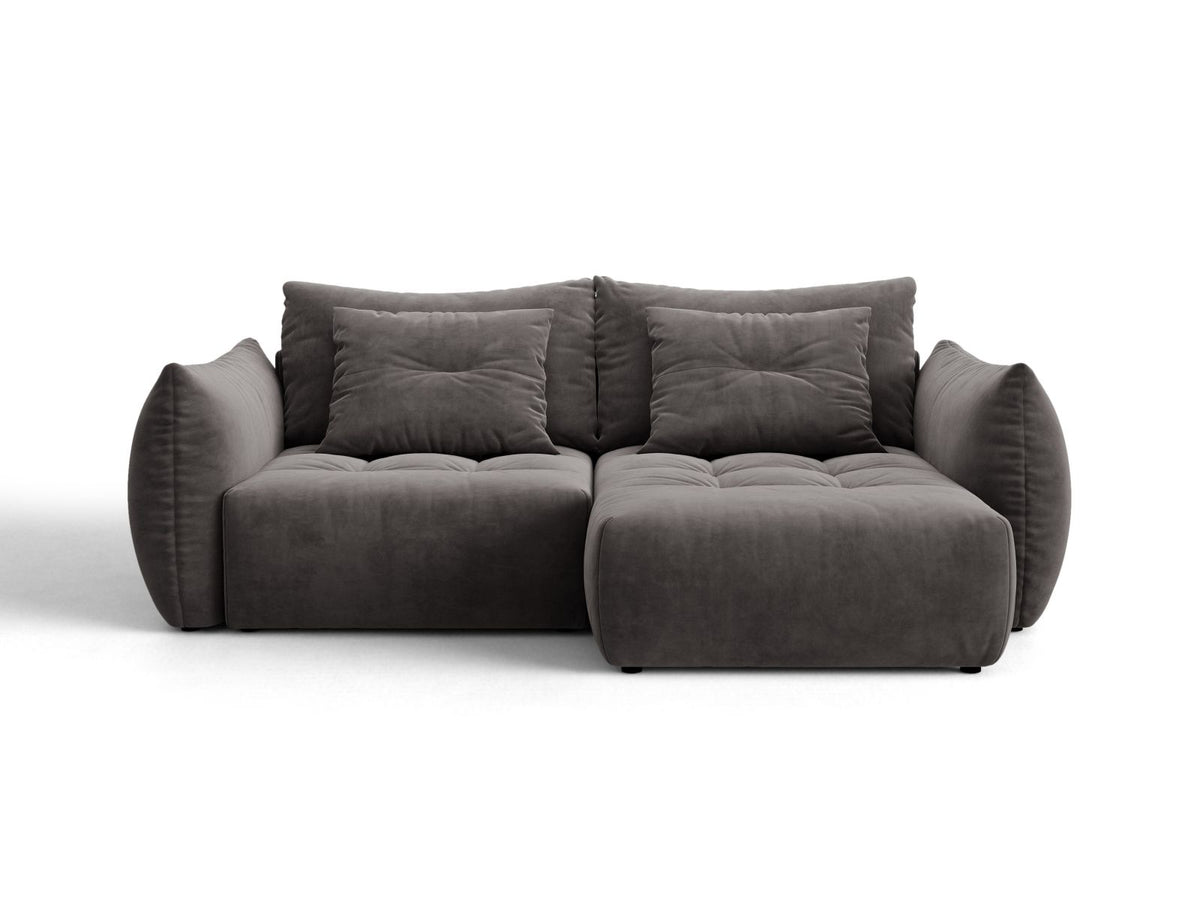 Divano Letto Angolare Componibile con Contenitore Bloom, 3 Posti, 152x250x87