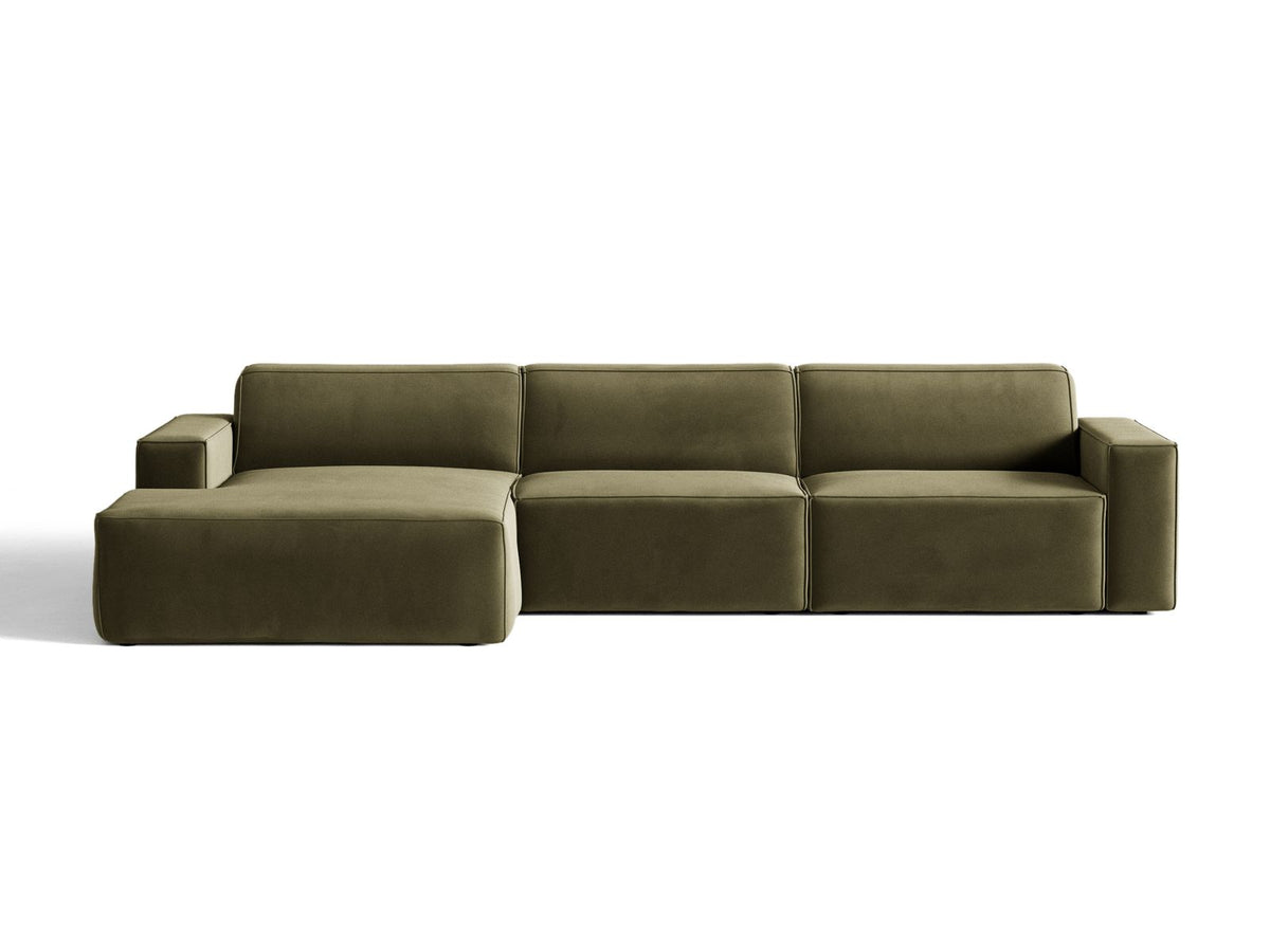 Divano Angolare Componibile Jodie, 4 Posti, 162x284x77