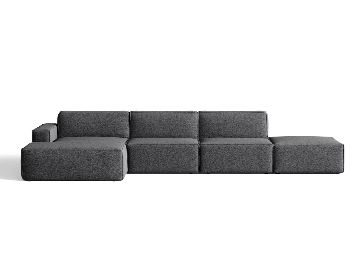 Divano Angolare Componibile Jodie, 5 Posti, 162x341x77
