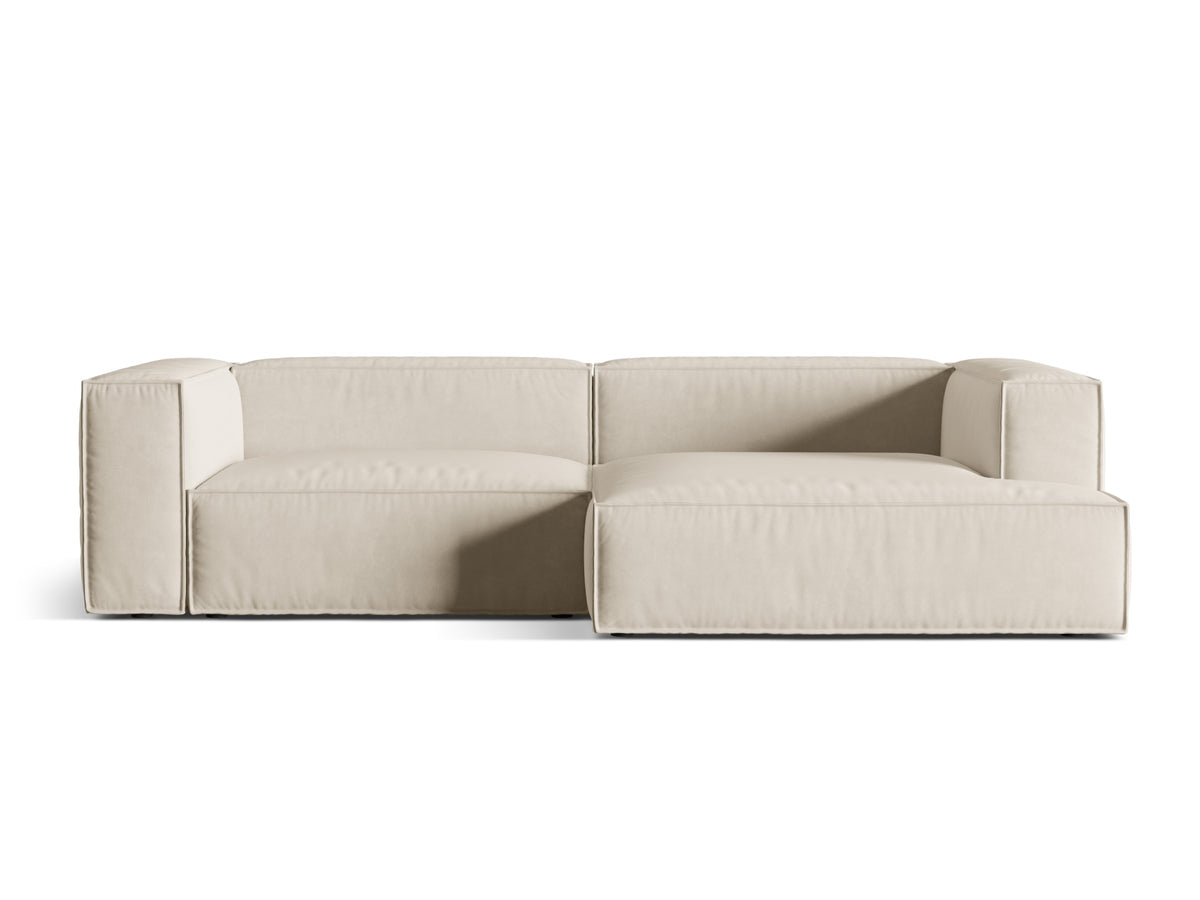 Divano Angolare Componibile Nuria, 4 Posti, 147x292x72