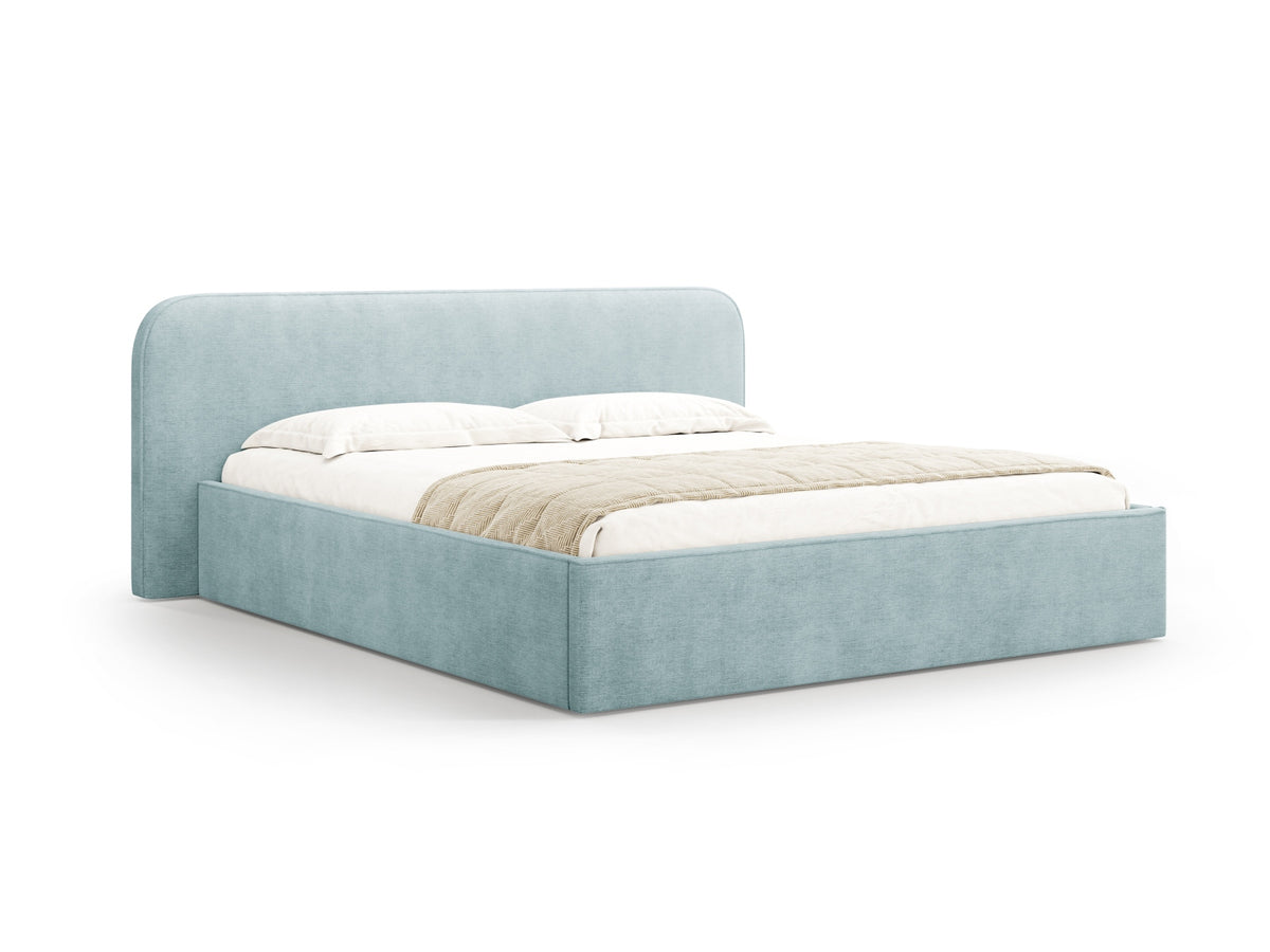 Letto Contenitore con Testata Elizabeth - Menta 180x200