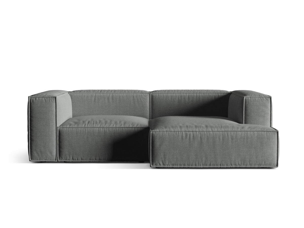 Divano Angolare Componibile Nuria, 3 Posti, 147x252x72