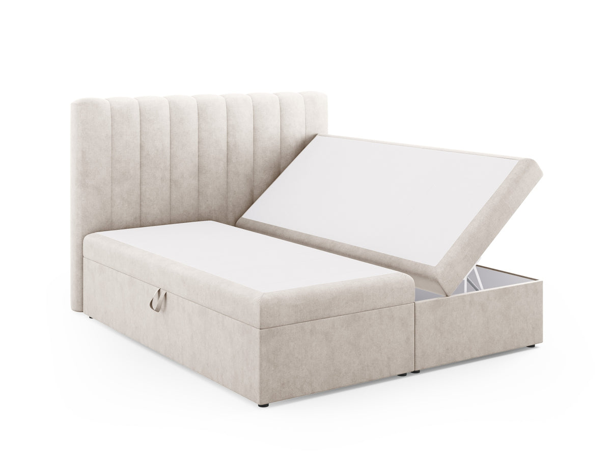 Letto: testiera + molle/materasso + coprimaterasso, "Kelp", 210x180x125