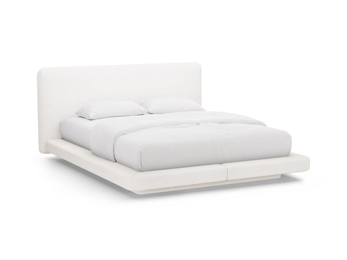 Letto con Testata, "Linea", 225x244x98 - Bianco