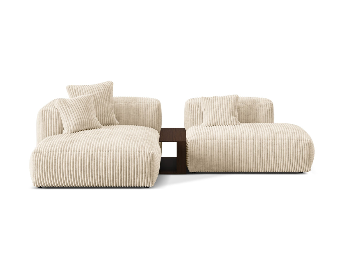 Divano Angolare Componibile Martina, 2 Posti, 176x285x75