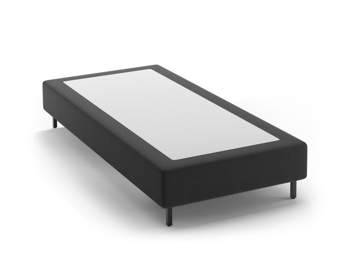 Base Letto Whale Gambe metallo nero - Nero 100x200
