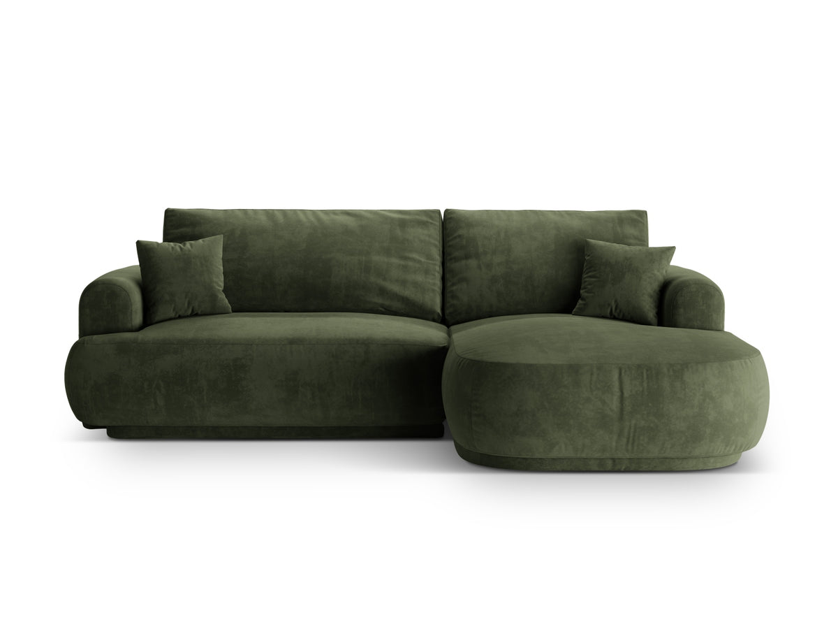 Divano Letto Angolare Componibile con Contenitore Ella, 5 Posti, 174x271x88