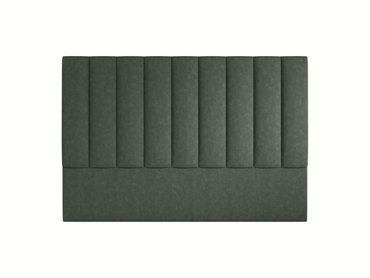 Testiera Marl Alta 120 cm - Verde Muschio 180x200
