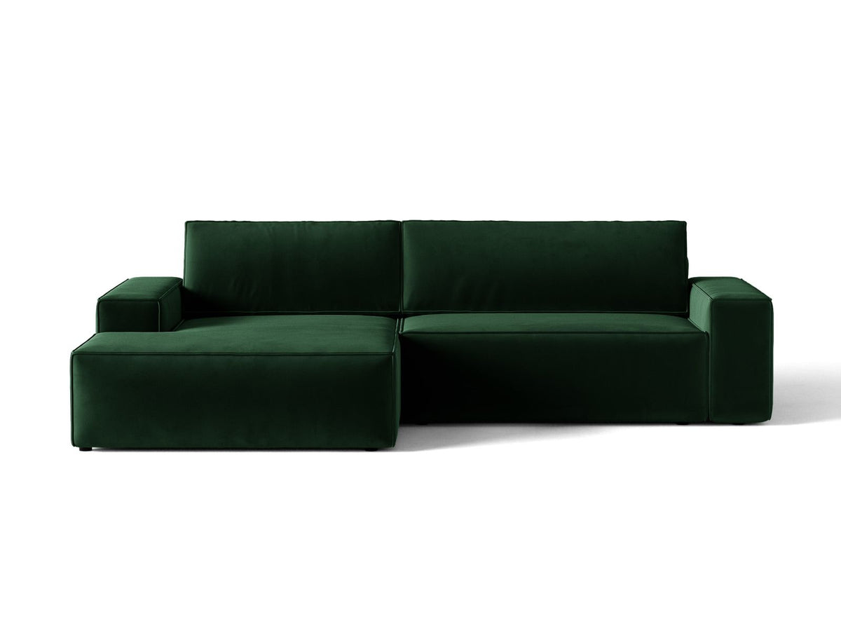 Divano Letto Angolare con Contenitore Jodie, 3 Posti, 151x246x86
