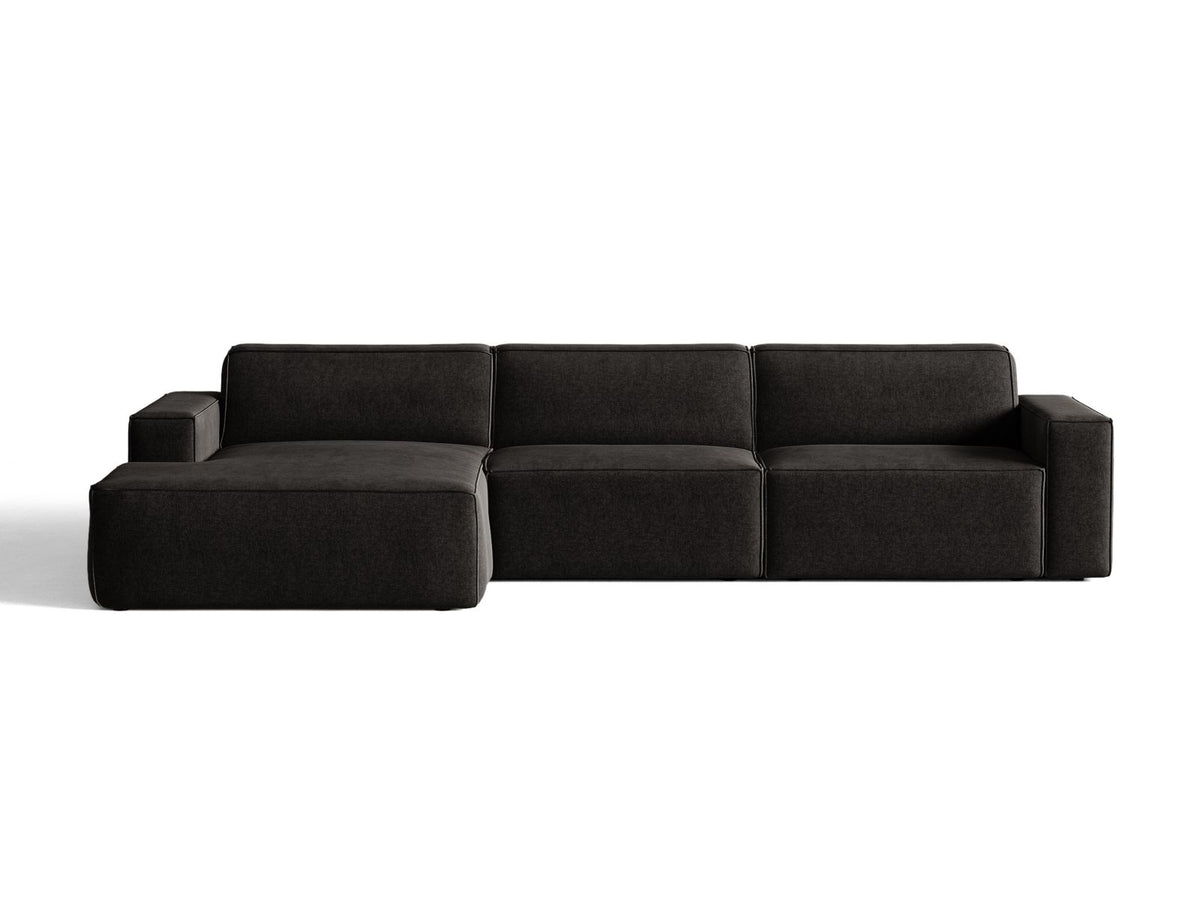 Divano Angolare Componibile Jodie, 4 Posti, 162x284x77