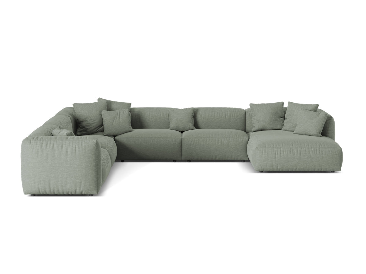 Divano Angolare Componibile XL Martina, 6 Posti, 316x406x75