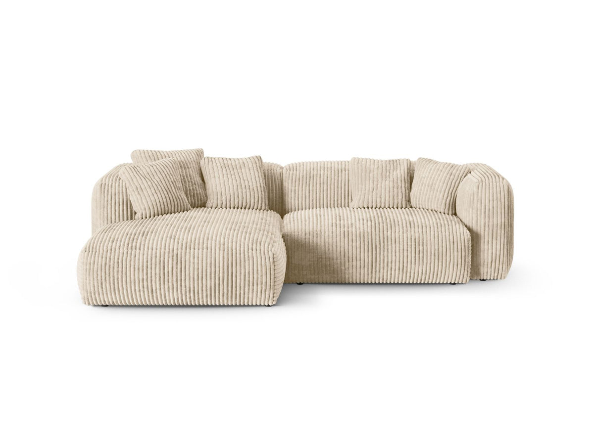 Divano Angolare Componibile XL Martina Seduta Profonda, 2 Posti, 176x280x75