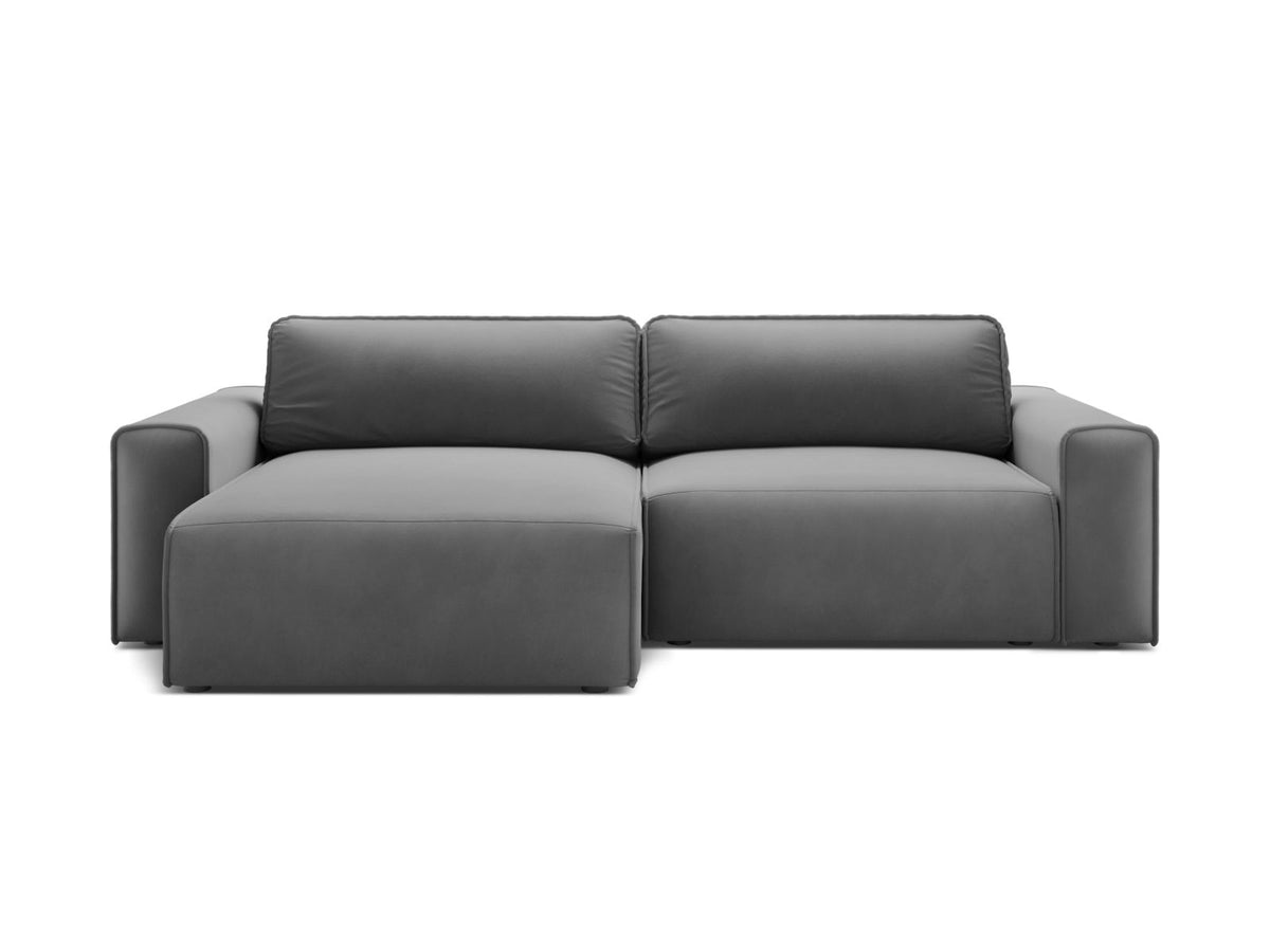 Divano Letto Angolare con Contenitore Victor, 3 Posti, 148x246x83