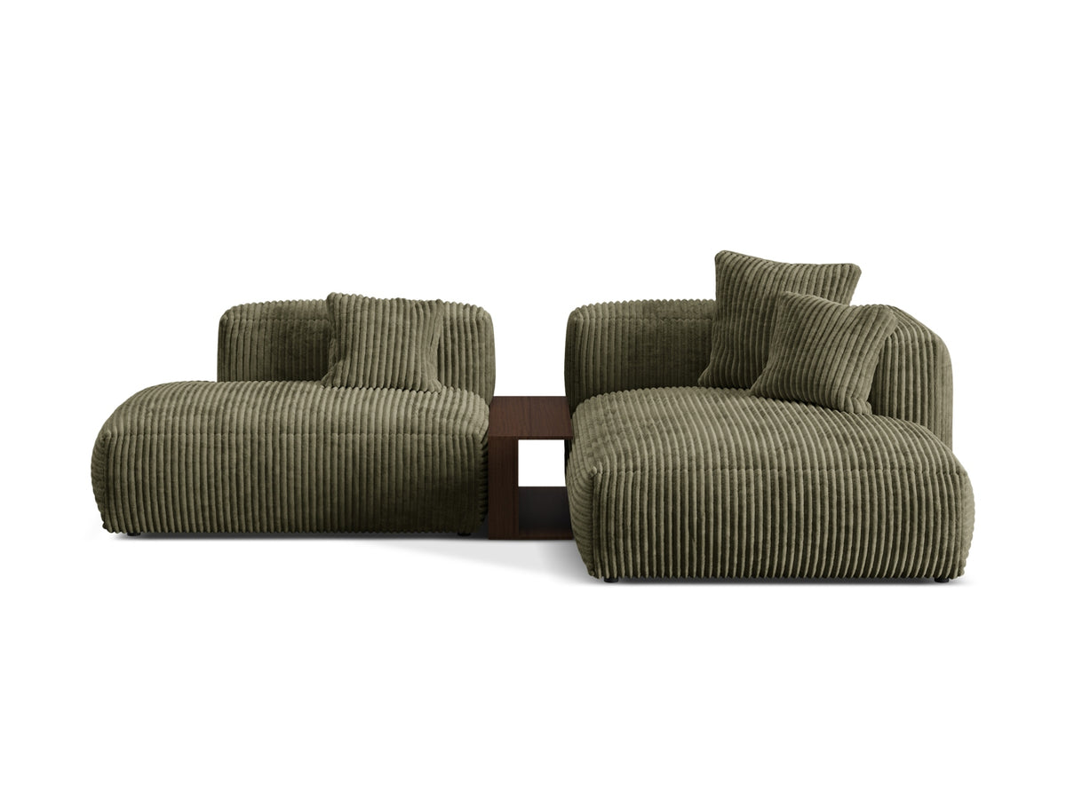 Divano Angolare Componibile Martina, 2 Posti, 176x285x75