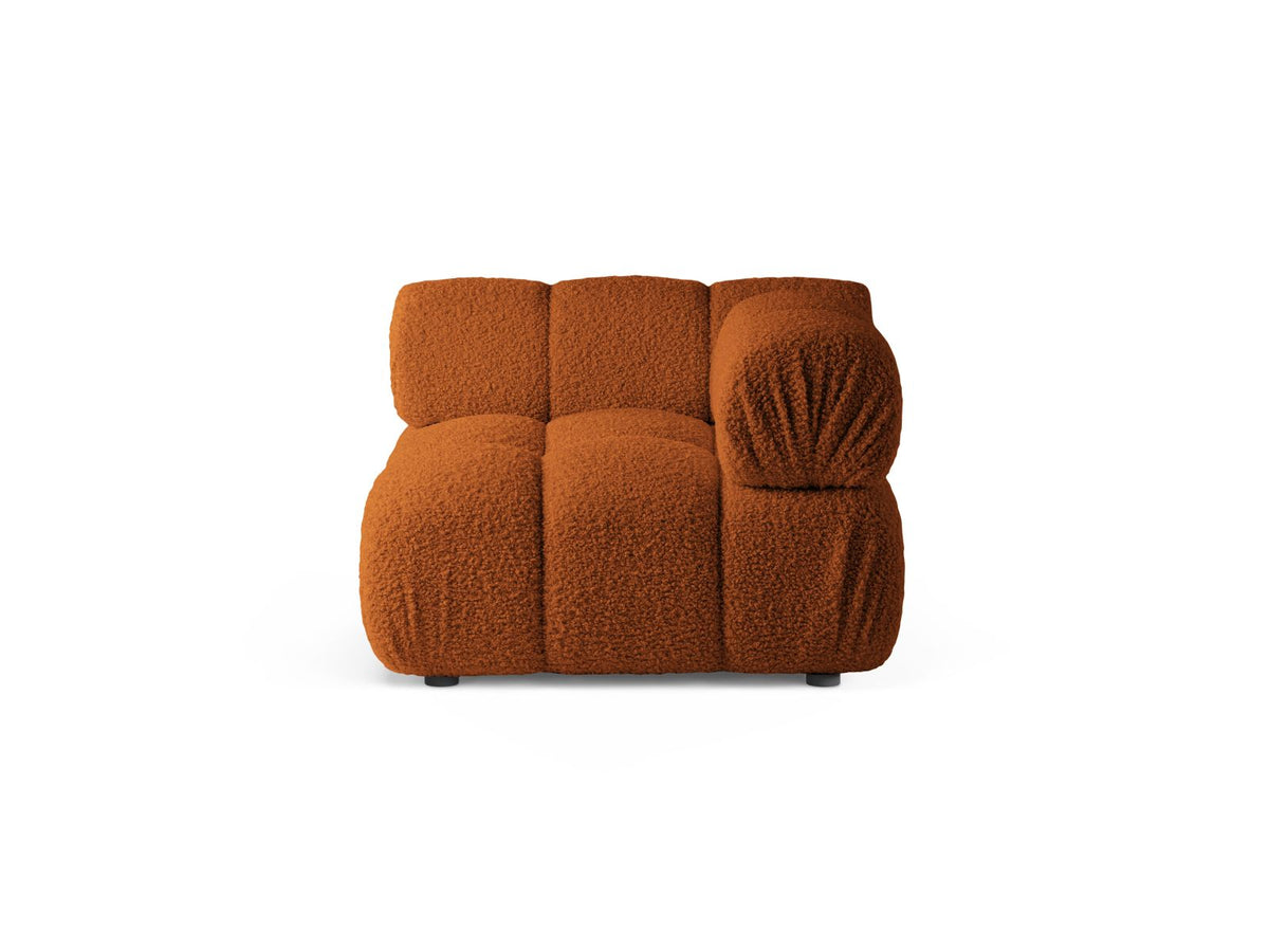 Modulo Angolare, "Bellis", 1 Posto, 94x94x70 - Mattone