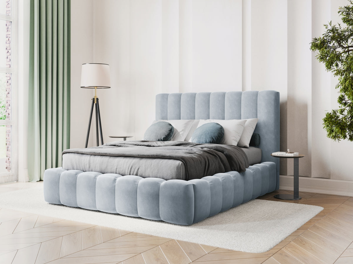 Letto contenitore con testiera, "Kelp", 230x225x125