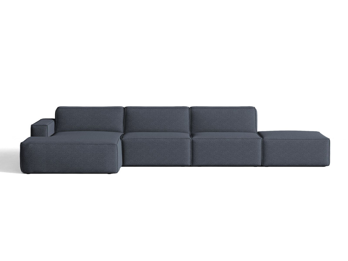 Divano Angolare Componibile Jodie, 5 Posti, 162x341x77