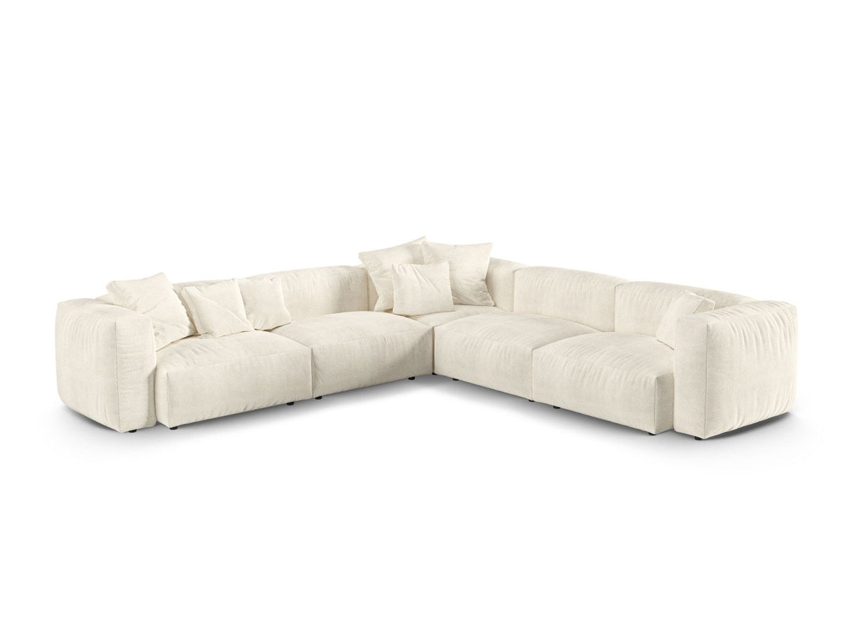 Divano Angolare Simmetrico Componibile XL Martina, 5 Posti, 330x330x75