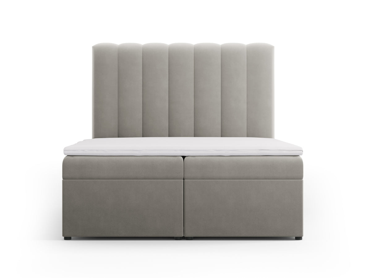 Letto: testiera + molle/materasso + coprimaterasso, "Kelp", 210x140x125