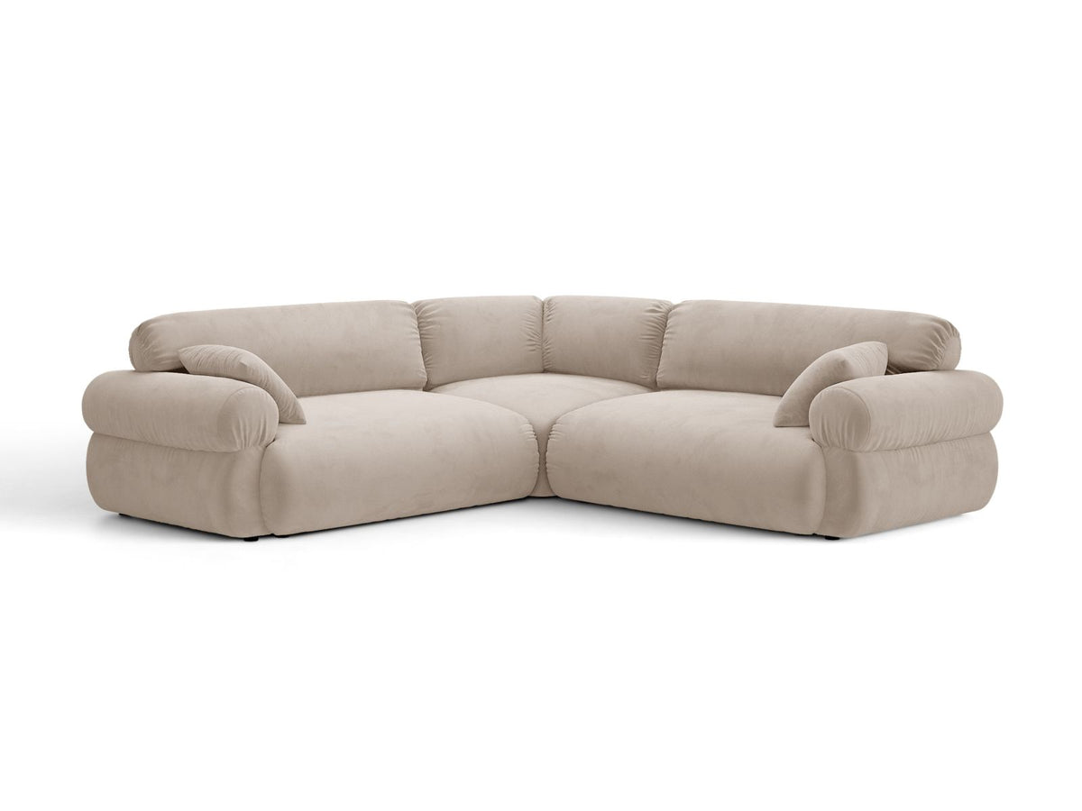 Divano Angolare Simmetrico Ophelia, 5 Posti, 259x259x84