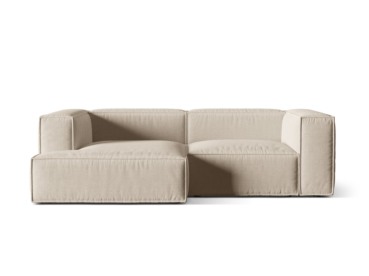 Divano Angolare Componibile Nuria, 3 Posti, 147x252x72