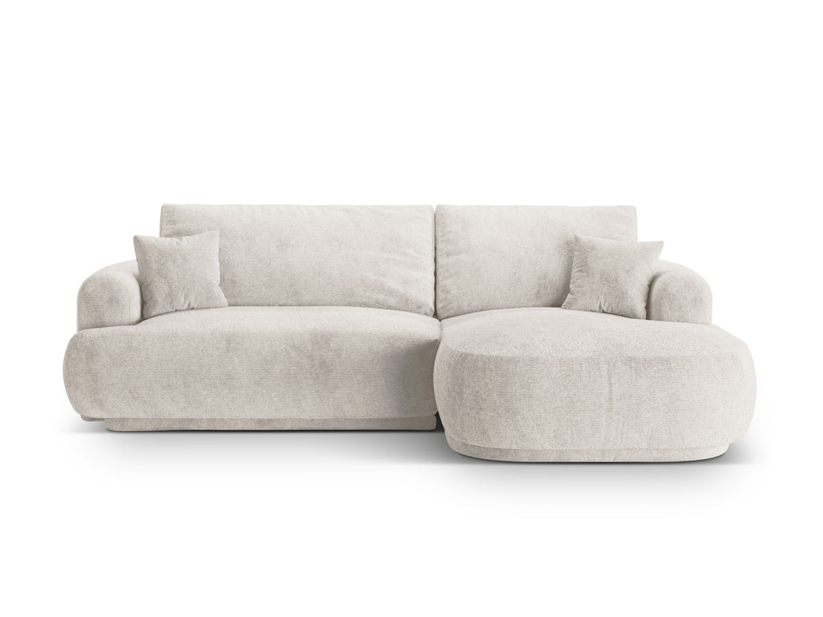 Divano Letto Angolare Componibile con Contenitore Ella, 5 Posti, 174x271x88