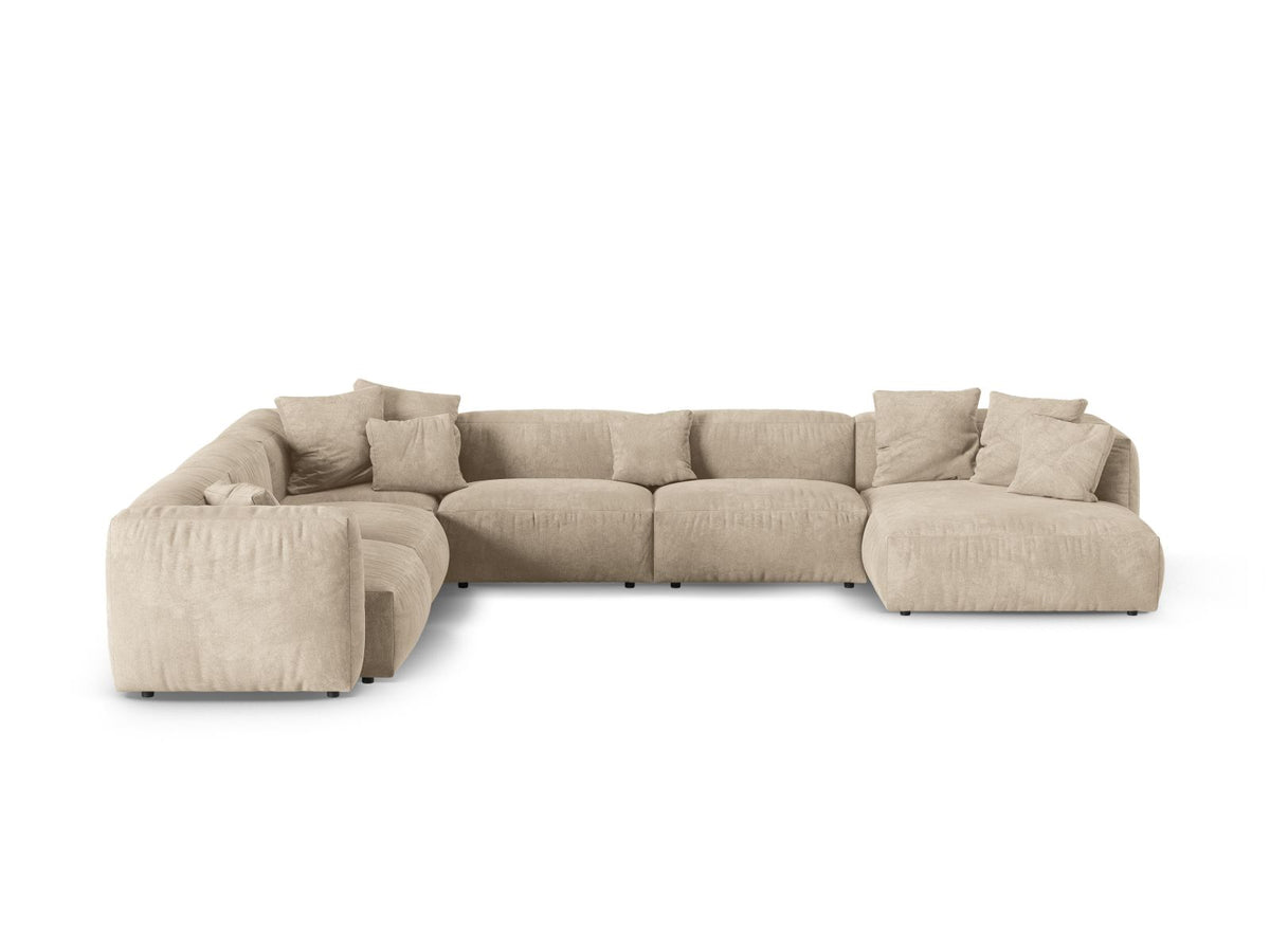 Divano Angolare Componibile XL Martina, 6 Posti, 330x420x75