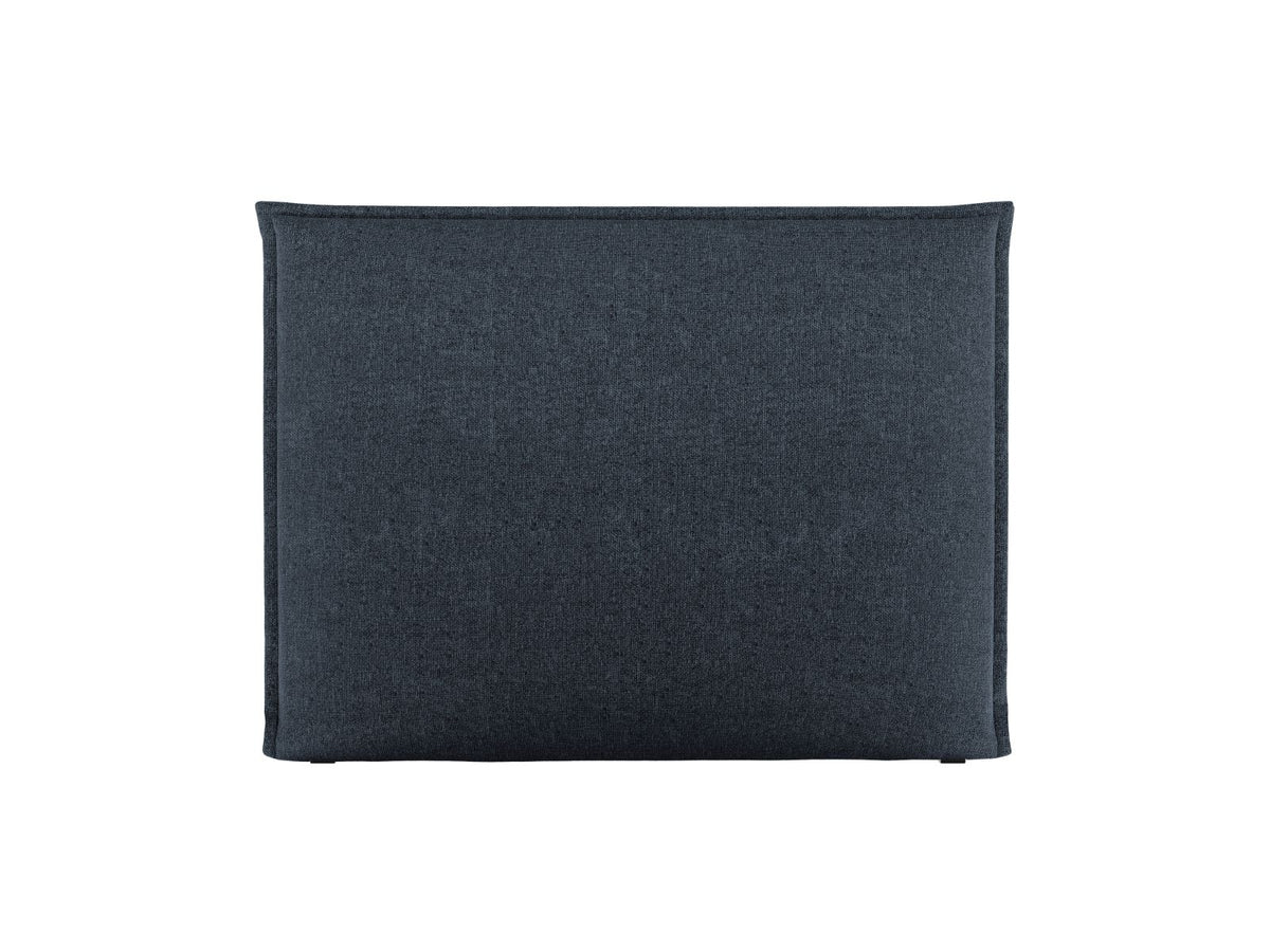 Testiera Monica Alta 120 cm - Blu Navy 180x200