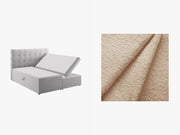 Letto Boxspring con Testata, Materasso e Topper Mamaia