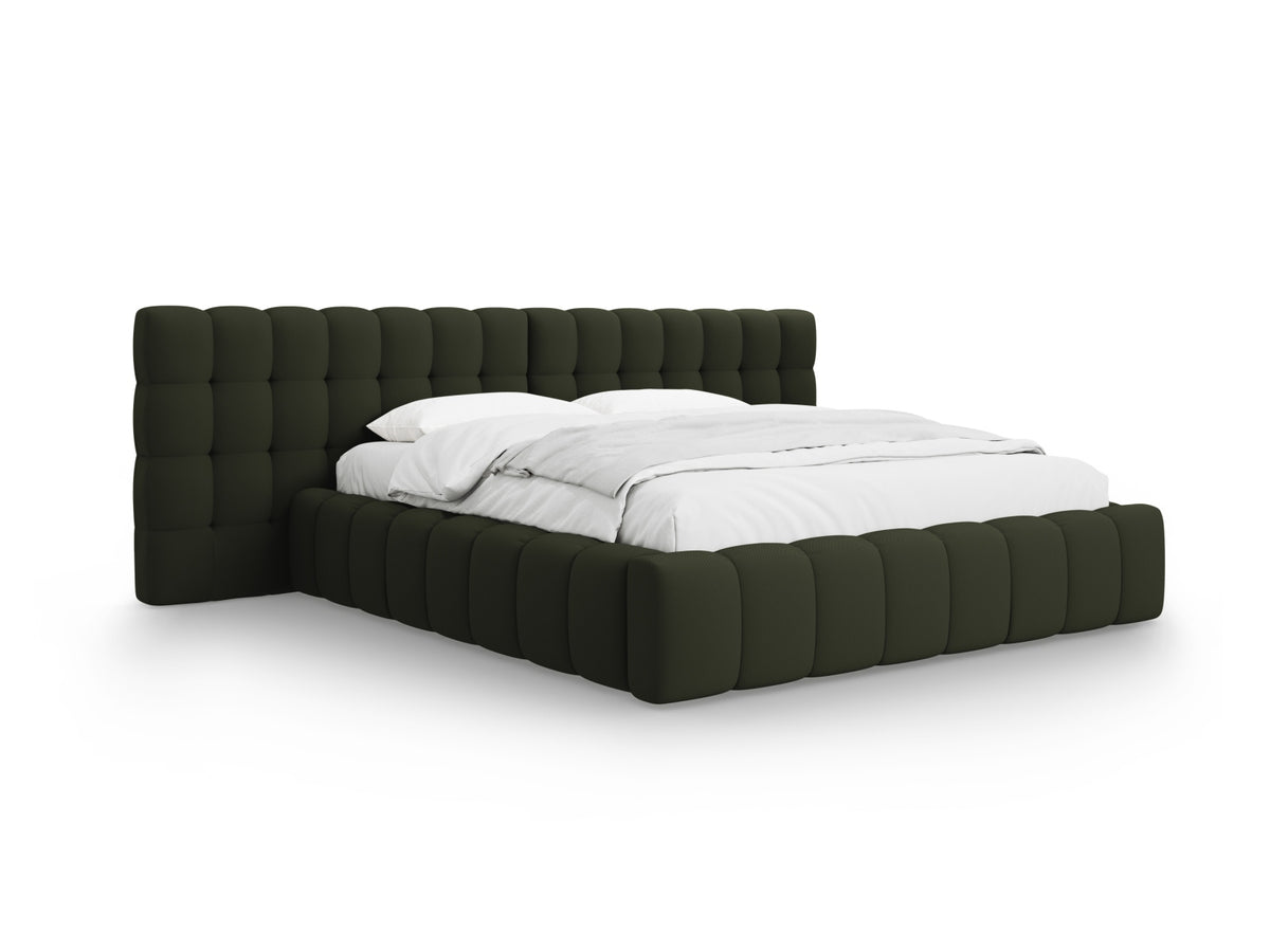 Letto contenitore con testiera doppia, "Mamaia", 230x300x100