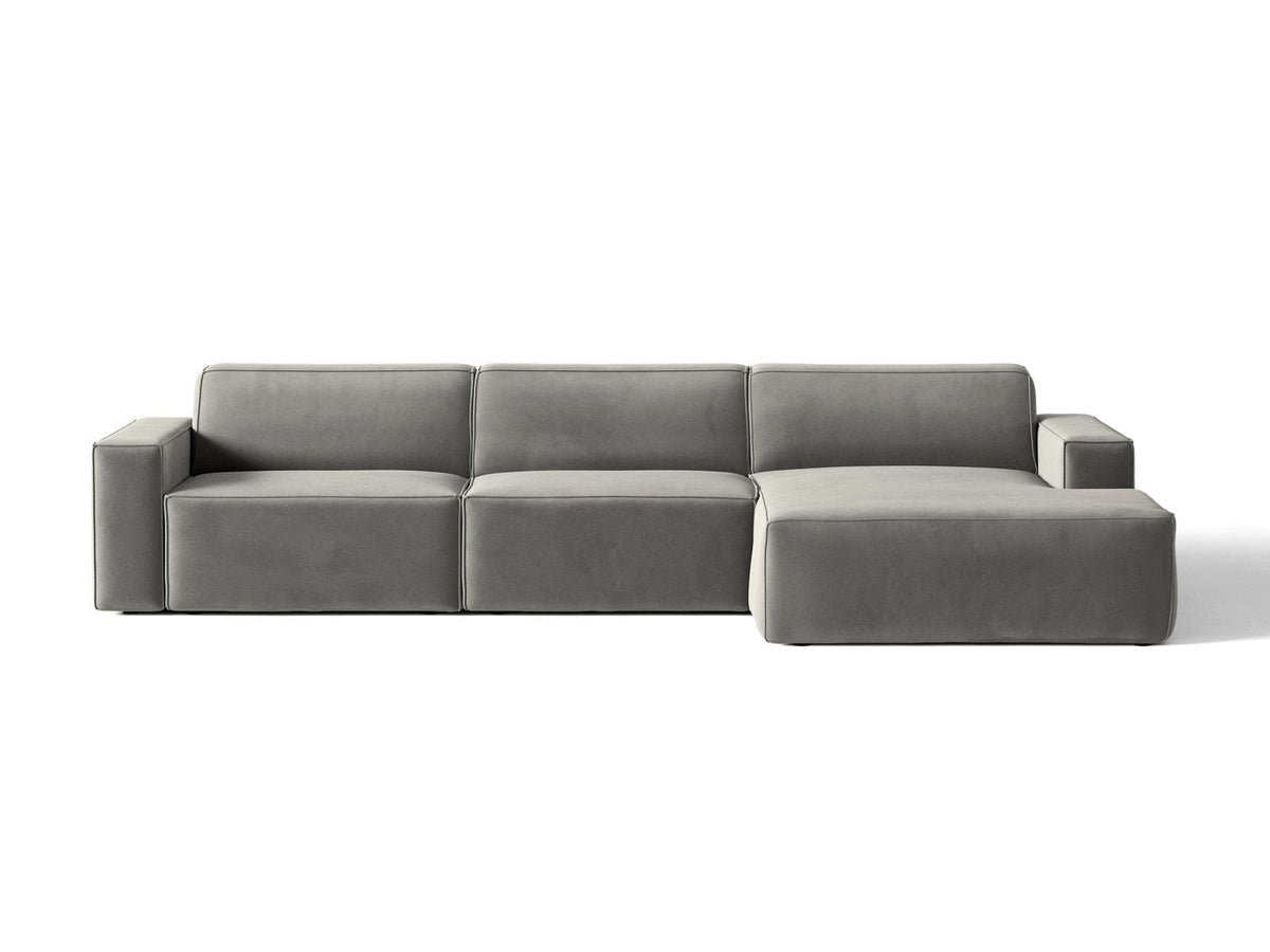 Divano Angolare Componibile Jodie, 4 Posti, 162x284x77