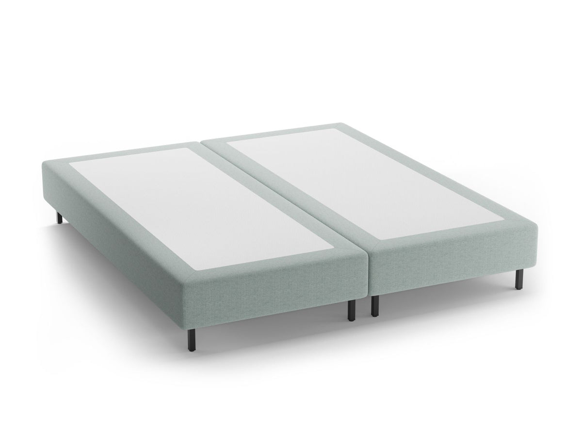 Base Letto Whale Gambe metallo nero - Menta 140x200