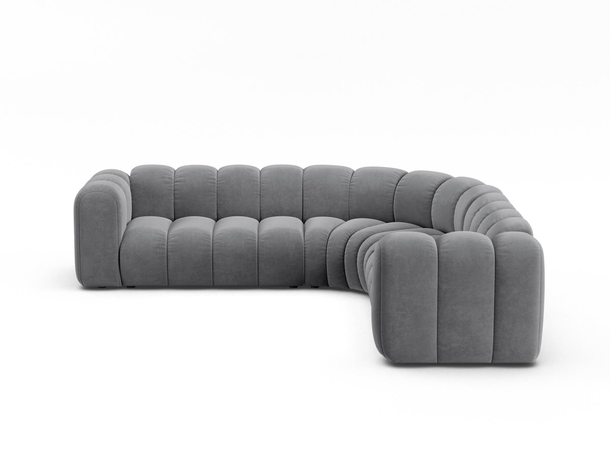 Divano Angolare Simmetrico Componibile Lupine, 6 Posti, 280x280x70