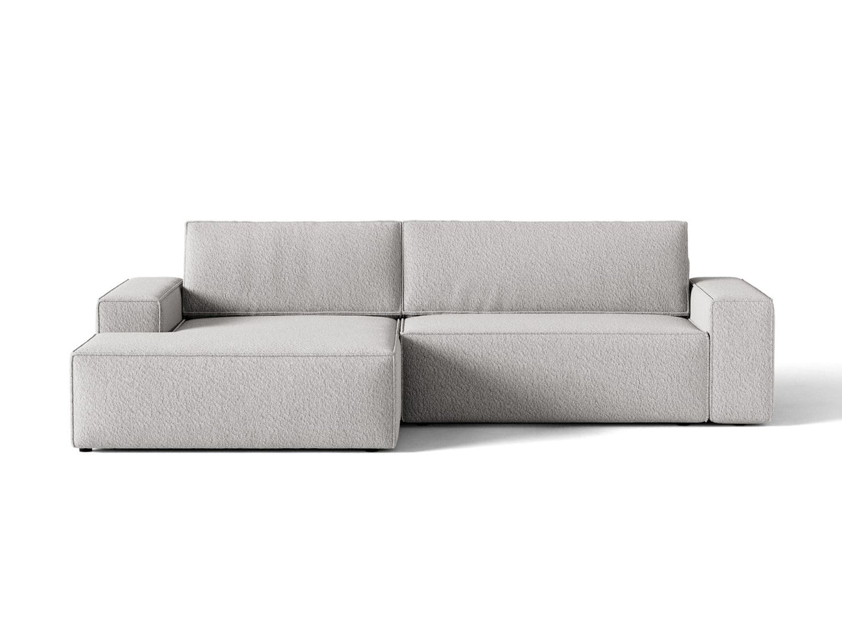 Divano Letto Angolare con Contenitore Jodie, 3 Posti, 151x246x86