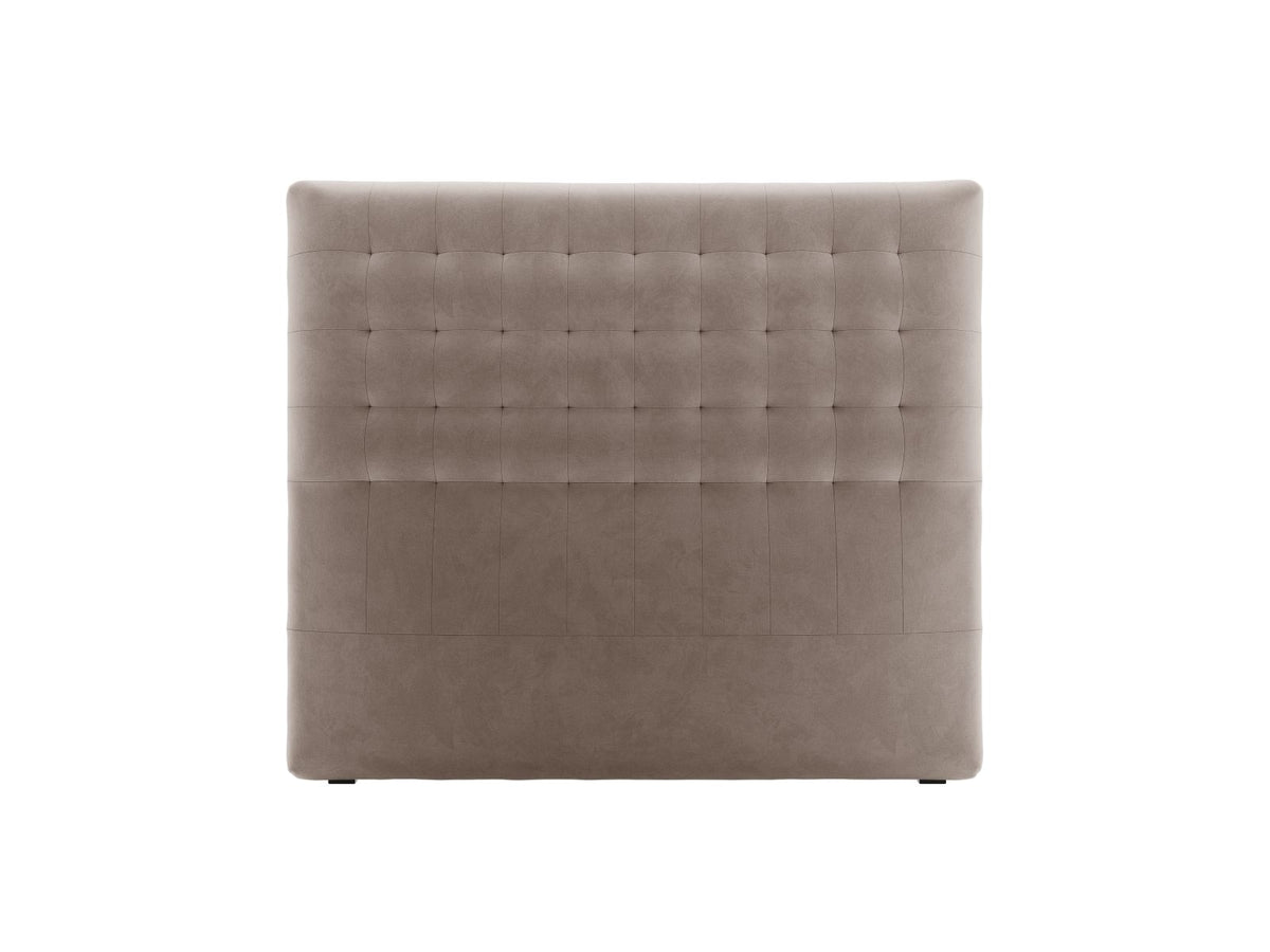 Testiera Nova Alta 120 cm - Grigio Caldo 140x200