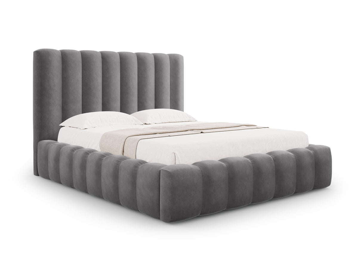 Letto contenitore con testiera, "Kelp", 230x205x125