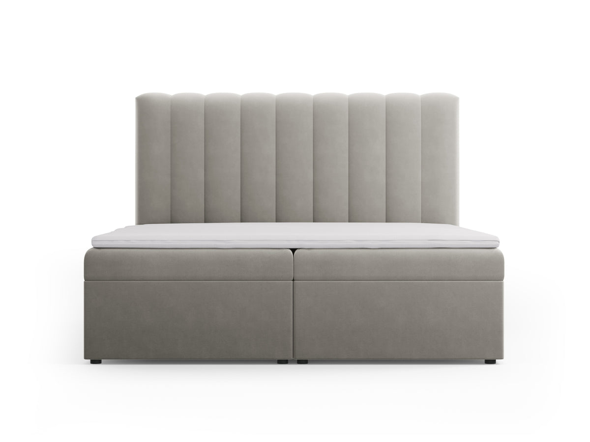 Letto: testiera + molle/materasso + coprimaterasso, "Kelp", 210x180x125
